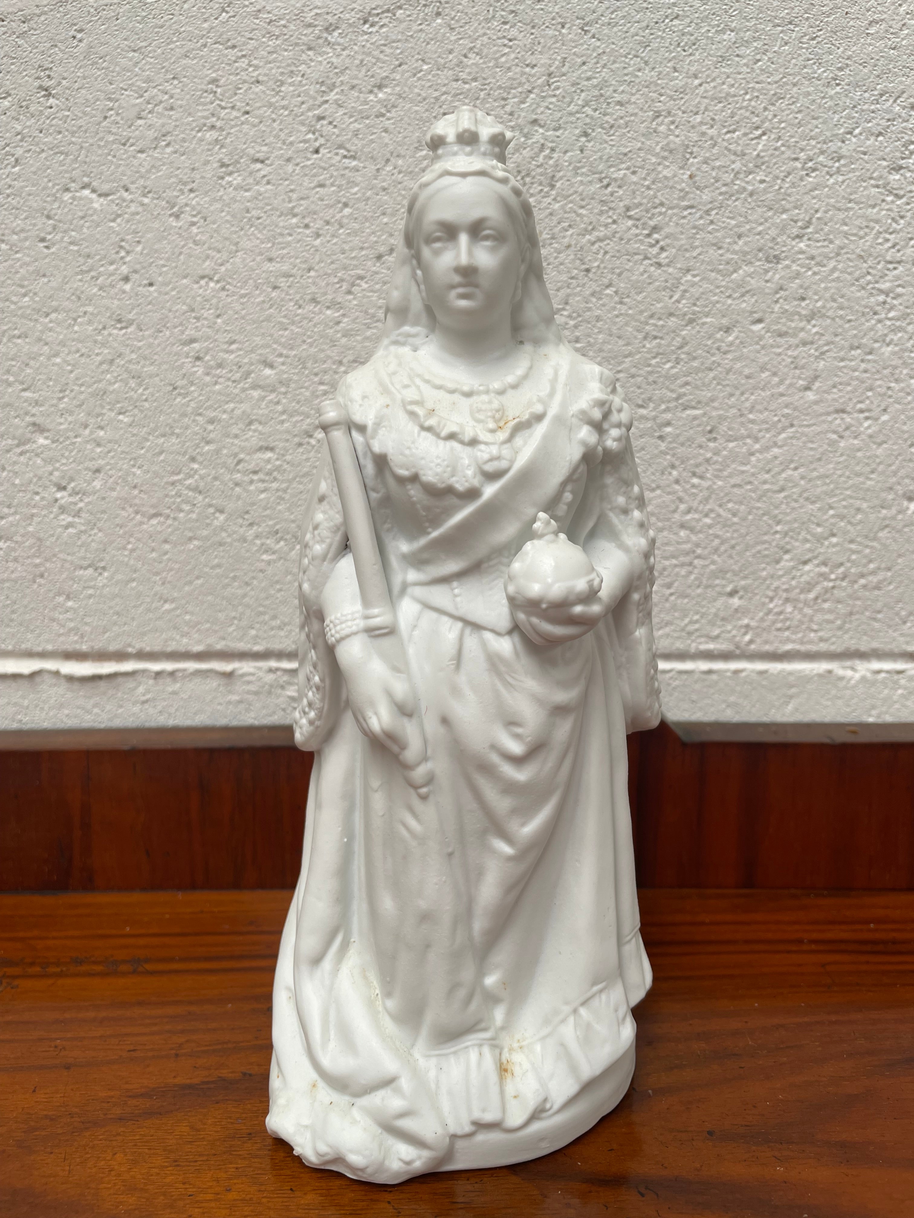 Queen Victoria Parian Ware Figure | Antique & Vintage | Moonee Ponds Antiques | Australia Wide Delivery