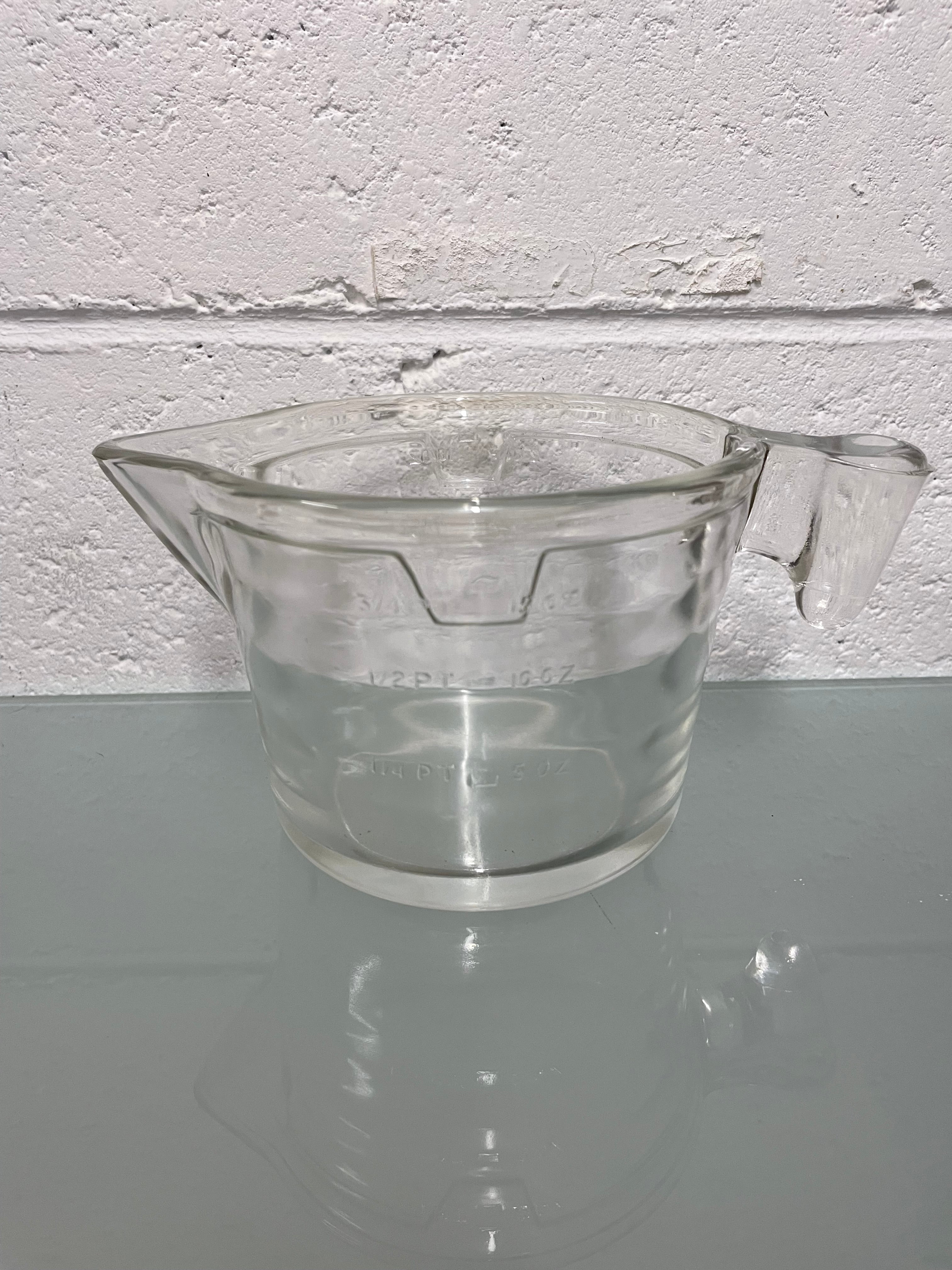 Vintage Glass Measuring Jug