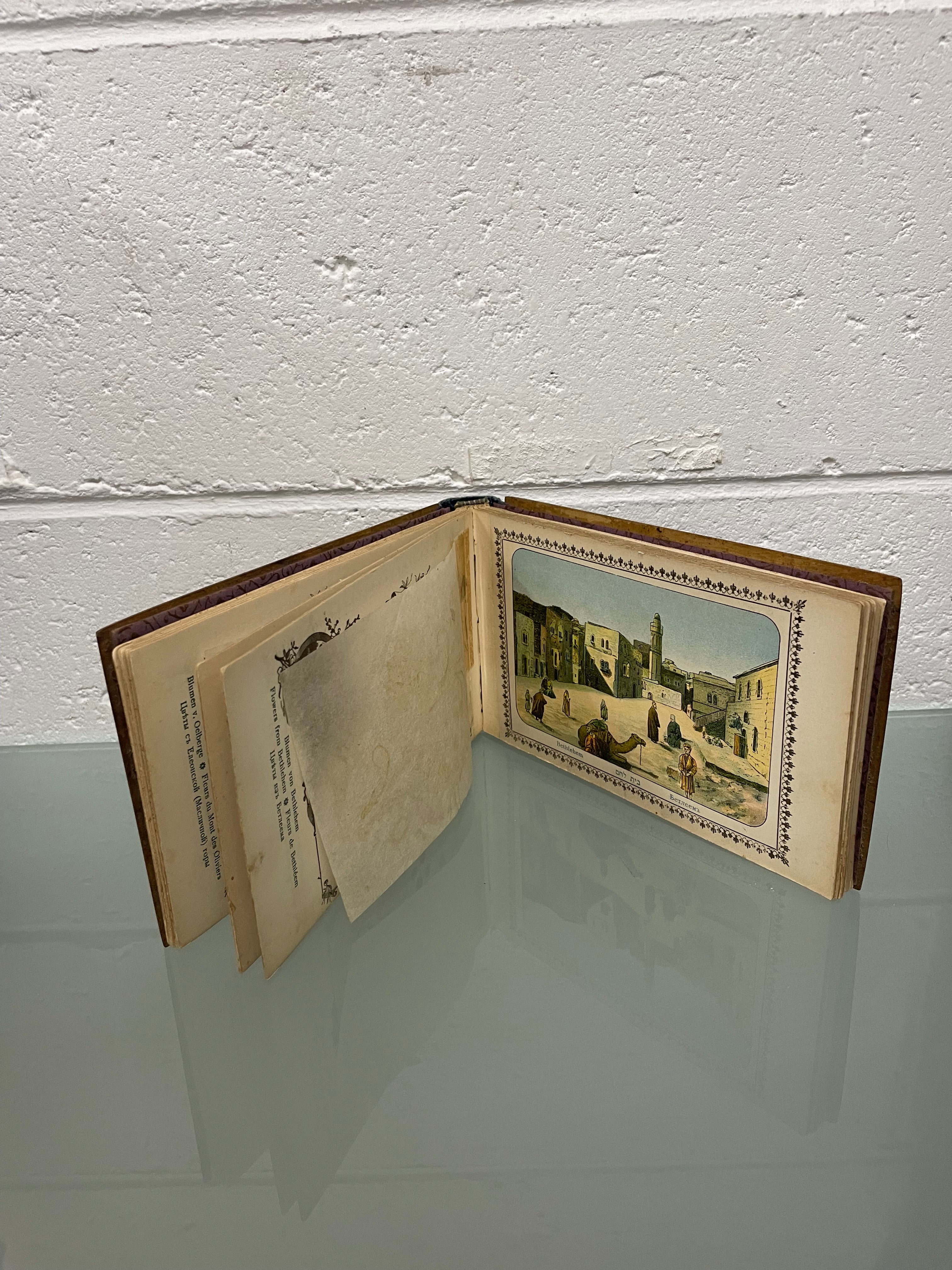 Antique Souvenir Book Of Jerusalem | Antique & Vintage | Moonee Ponds Antiques | Australia Wide Delivery