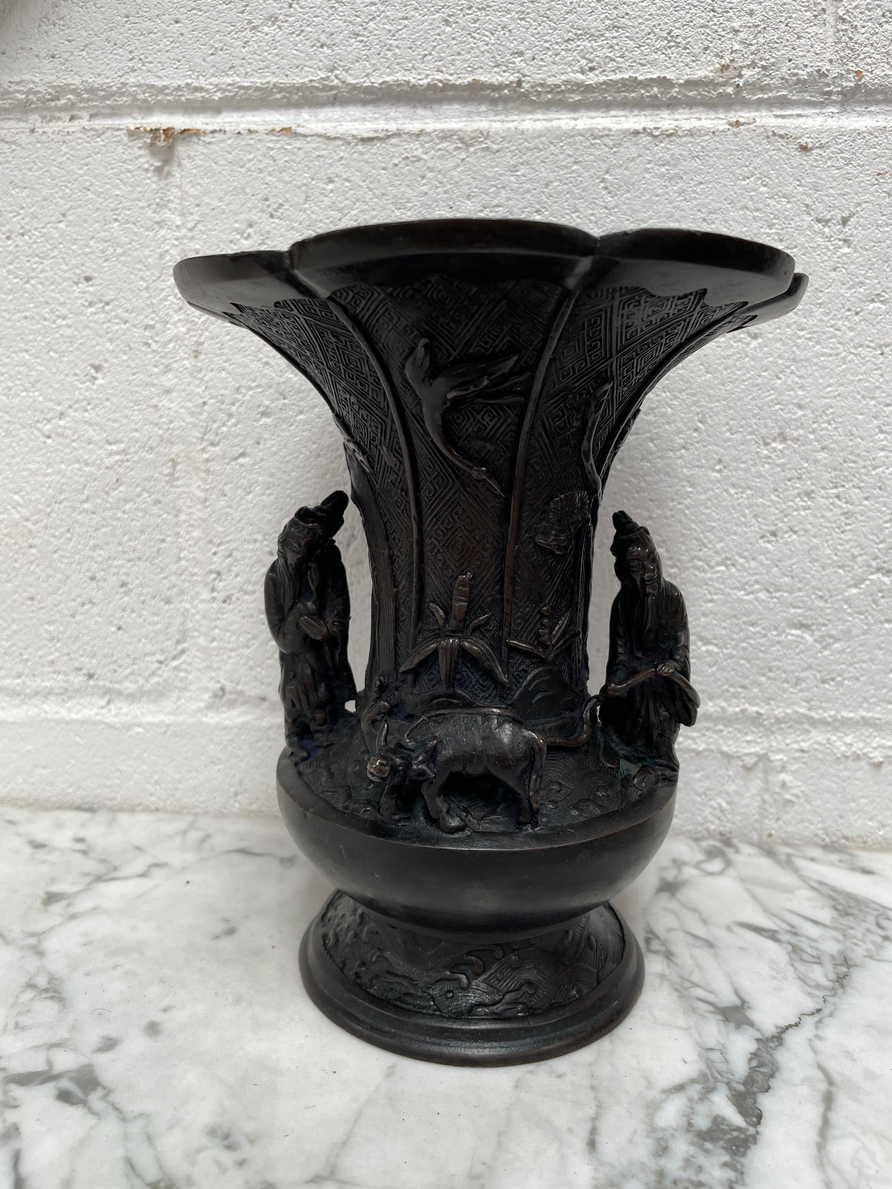 Antique Bronze Gu Form Vase | Antique & Vintage | Moonee Ponds Antiques | Australia Wide Delivery