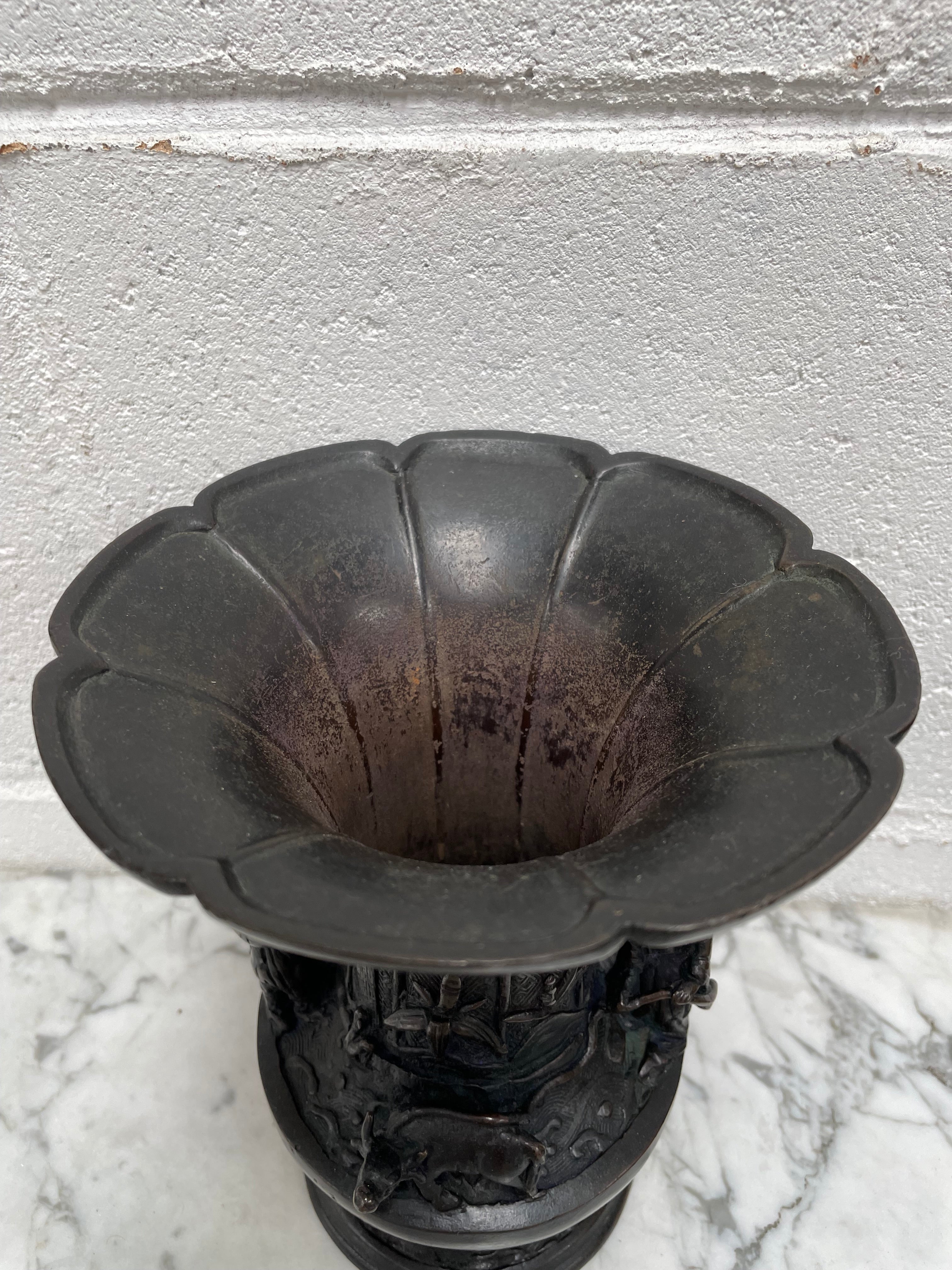 Antique Bronze Gu Form Vase | Antique & Vintage | Moonee Ponds Antiques | Australia Wide Delivery