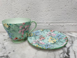 Shelley "Melody" Tea Cup & Small Plate | Antique & Vintage | Moonee Ponds Antiques | Australia Wide Delivery