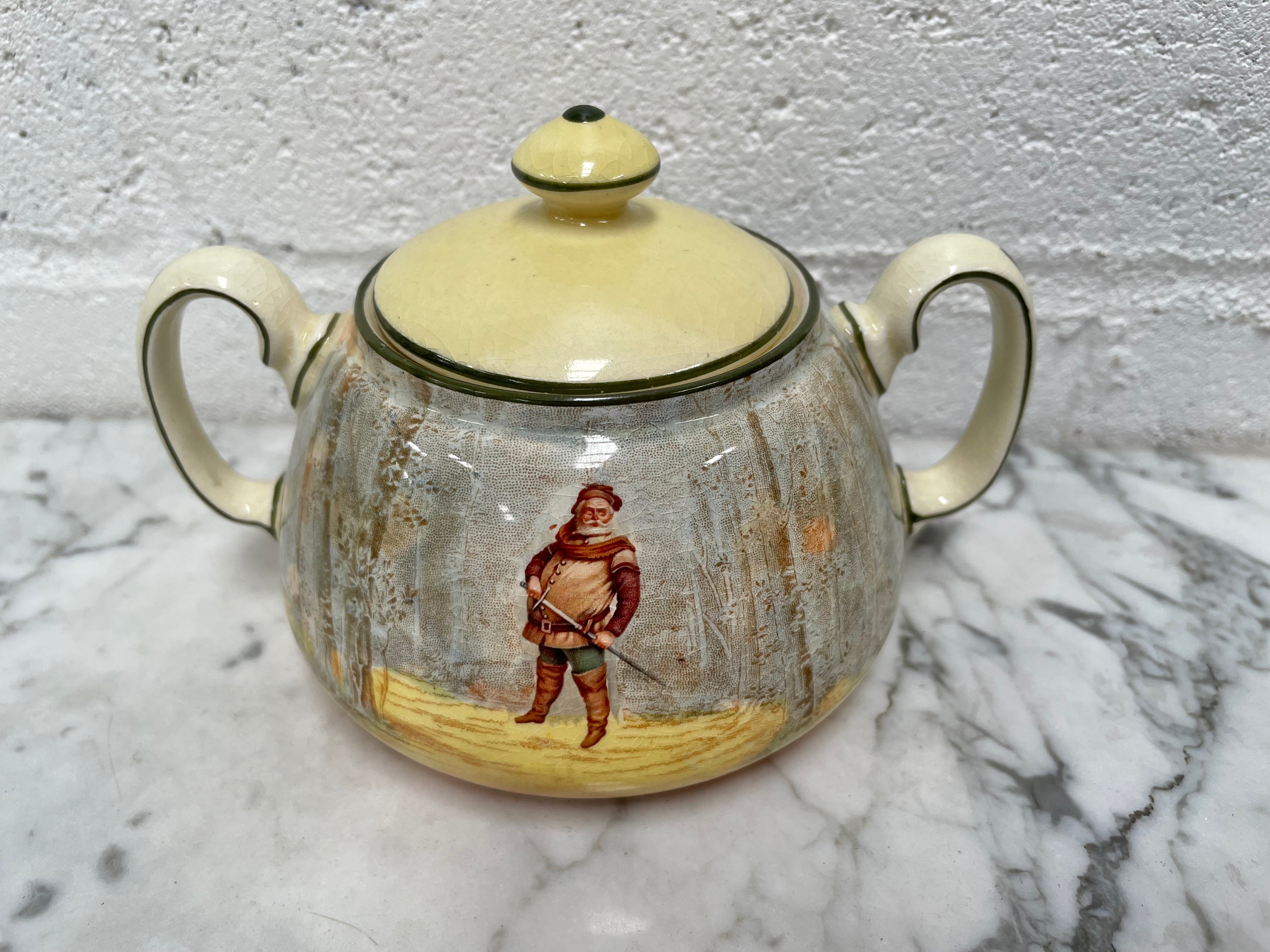 Royal Doulton "Falstaff" Sugar Bowl | Antique & Vintage | Moonee Ponds Antiques | Australia Wide Delivery