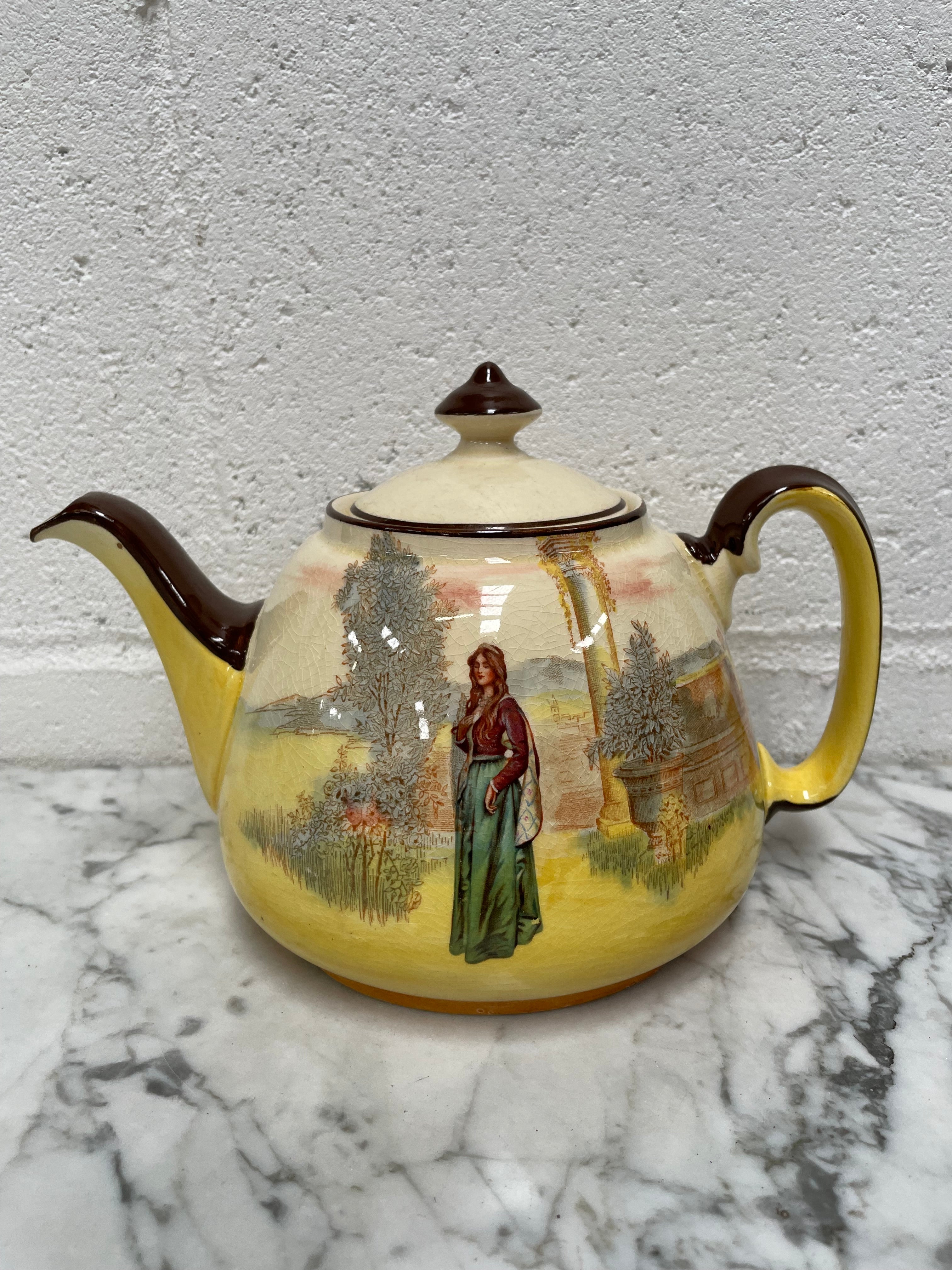Royal Doullton "Juliet" Series Ware Teapot | Antique & Vintage | Moonee Ponds Antiques | Australia Wide Delivery