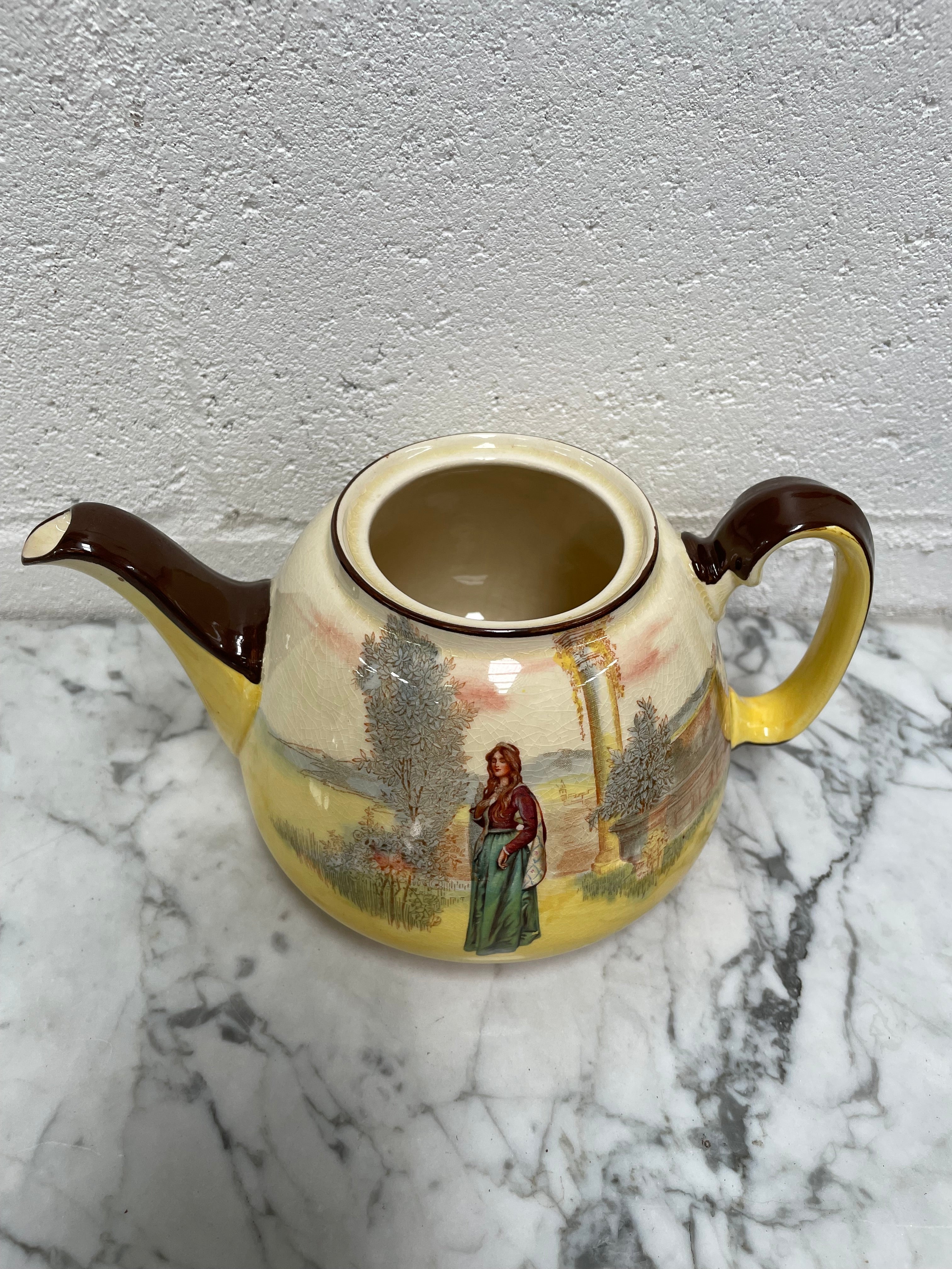 Royal Doullton "Juliet" Series Ware Teapot | Antique & Vintage | Moonee Ponds Antiques | Australia Wide Delivery