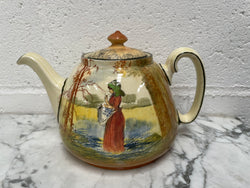 Royal Doulton Decorated Teapot | Antique & Vintage | Moonee Ponds Antiques | Australia Wide Delivery