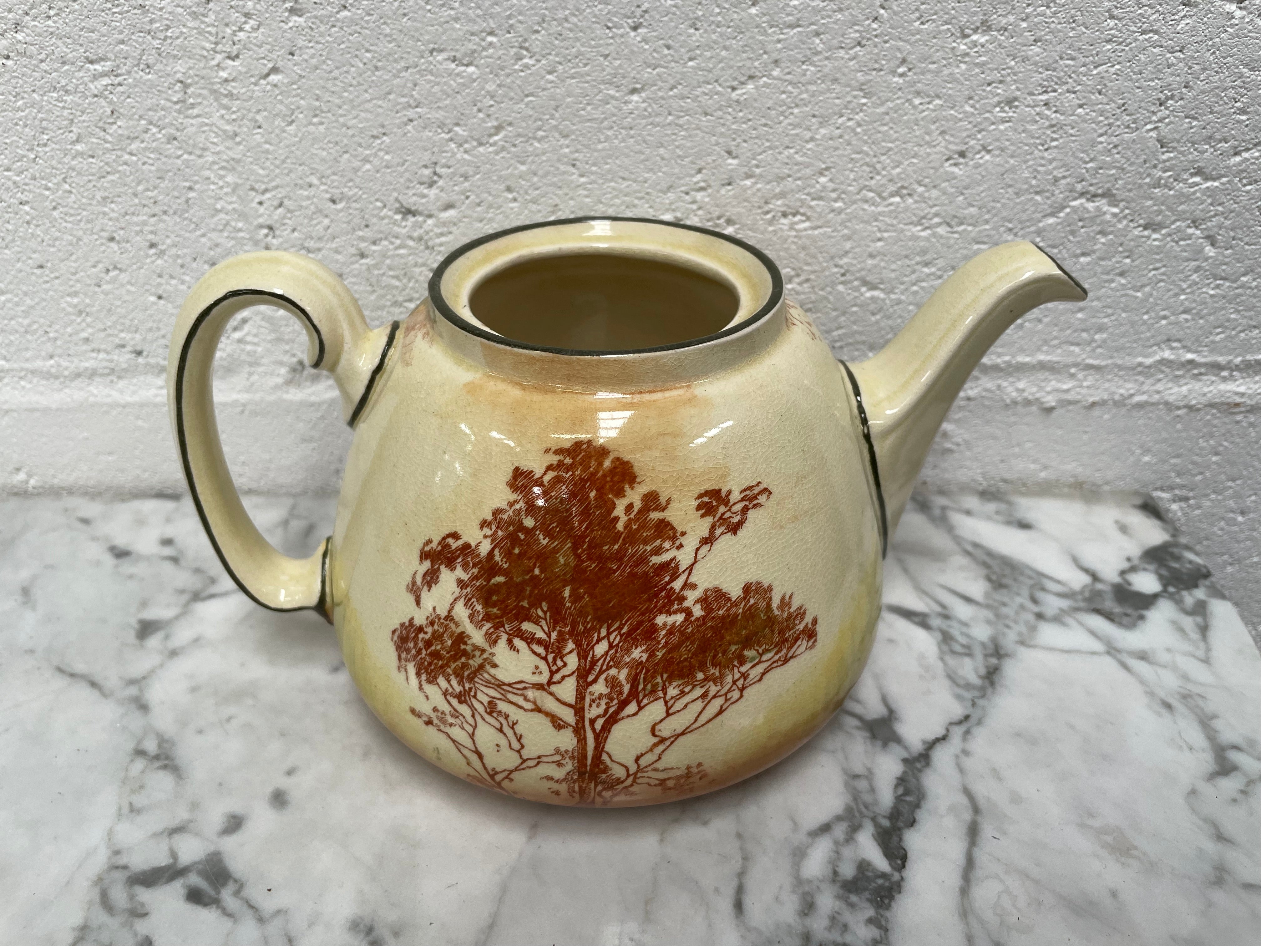 Royal Doulton Decorated Teapot | Antique & Vintage | Moonee Ponds Antiques | Australia Wide Delivery