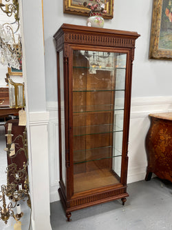 Hard to Find Pair of Antique Walnut Louis XVI Style Vitrines/Display Cabinets | Antique & Vintage | Moonee Ponds Antiques | Australia Wide Delivery