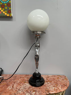 Art Deco "Diana" Chromed Lamp | Antique & Vintage | Moonee Ponds Antiques | Australia Wide Delivery
