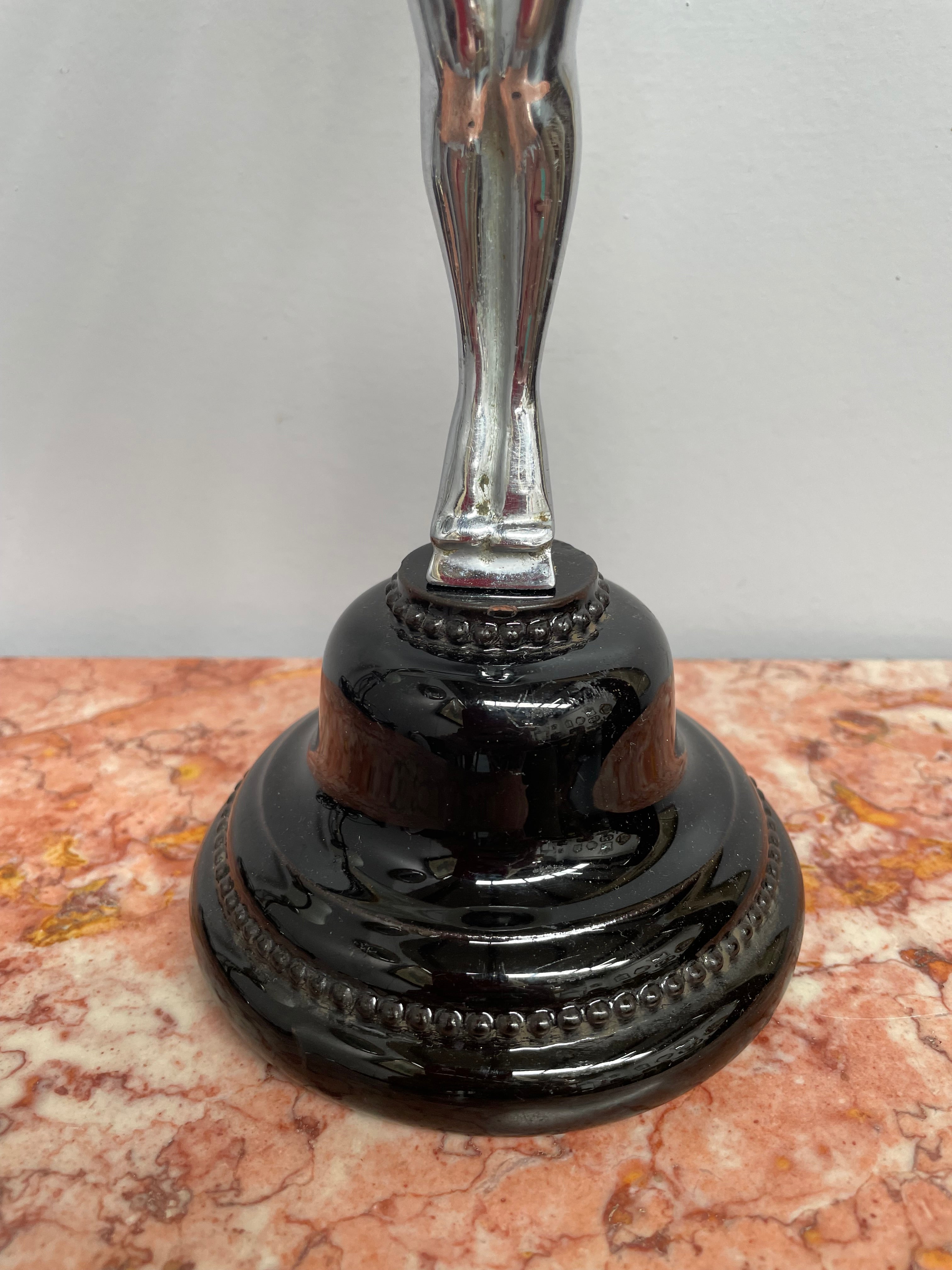 Art Deco "Diana" Chromed Lamp