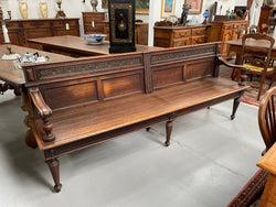 Hard to Find 19th Century French Oak 2.2 Meter Bench Seat | Antique & Vintage | Moonee Ponds Antiques | Australia Wide Delivery