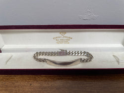Vintage Sterling Silver Identity Bracelet | Antique & Vintage | Moonee Ponds Antiques | Australia Wide Delivery