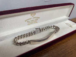 Vintage Sterling Silver Identity Bracelet | Antique & Vintage | Moonee Ponds Antiques | Australia Wide Delivery