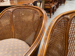 Pair of French Walnut Double Caned Back Chairs | Antique & Vintage | Moonee Ponds Antiques | Australia Wide Delivery