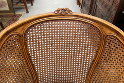 Pair of French Walnut Double Caned Back Chairs | Antique & Vintage | Moonee Ponds Antiques | Australia Wide Delivery