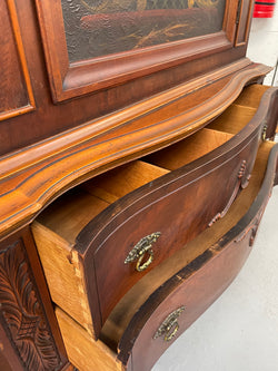 Mid-Century Mahogany Cabinet by Grand Rapids Furniture Co | Antique & Vintage | Moonee Ponds Antiques | Australia Wide Delivery