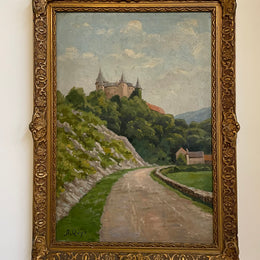 Framed Landscape Oil Sourced From France