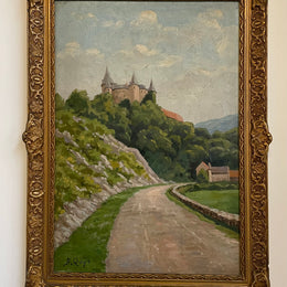 Framed Landscape Oil Sourced From France