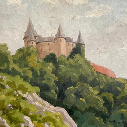 Framed Landscape Oil Sourced From France