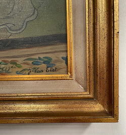 Fabulous Framed Floral Oil Painting of Chrysanthemums In a Vase | Antique & Vintage | Moonee Ponds Antiques | Australia Wide Delivery