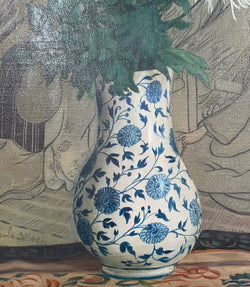 Fabulous Framed Floral Oil Painting of Chrysanthemums In a Vase | Antique & Vintage | Moonee Ponds Antiques | Australia Wide Delivery