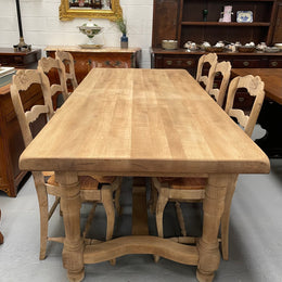 Raw French Farmhouse Table