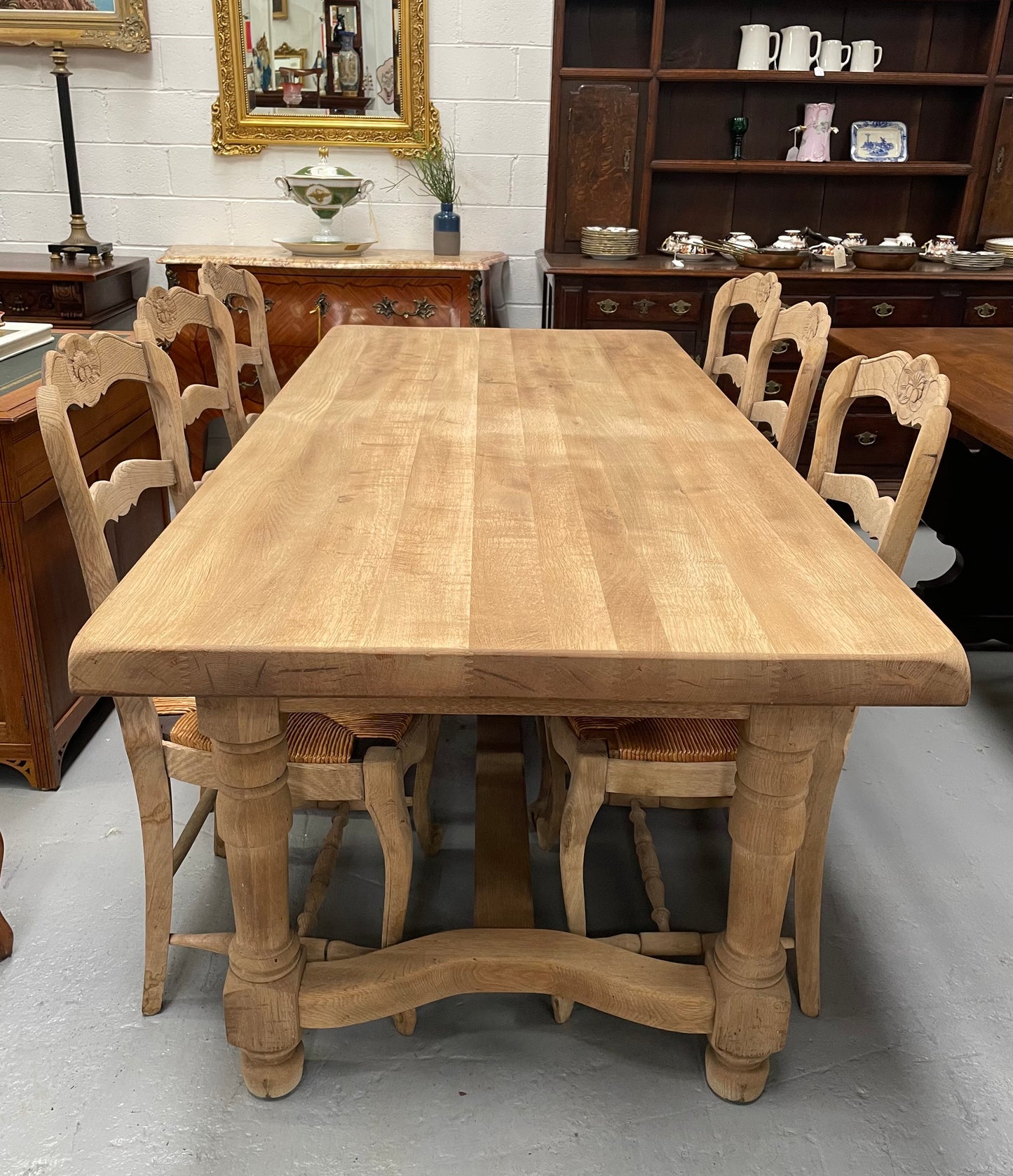 Raw French Farmhouse Table