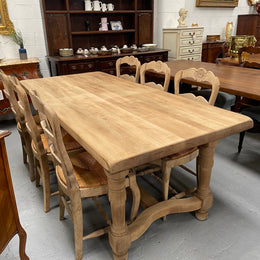 Raw French Farmhouse Table