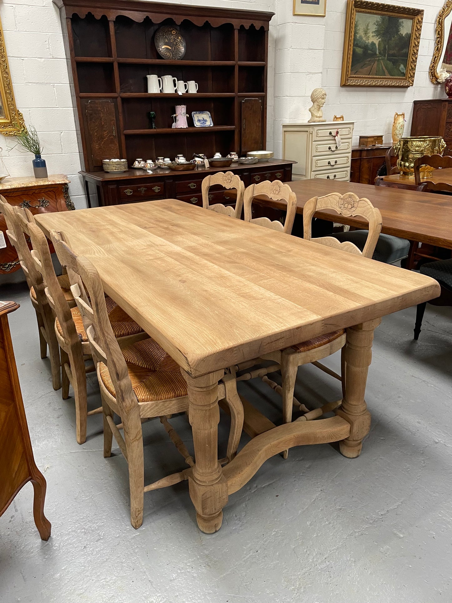 Raw French Farmhouse Table