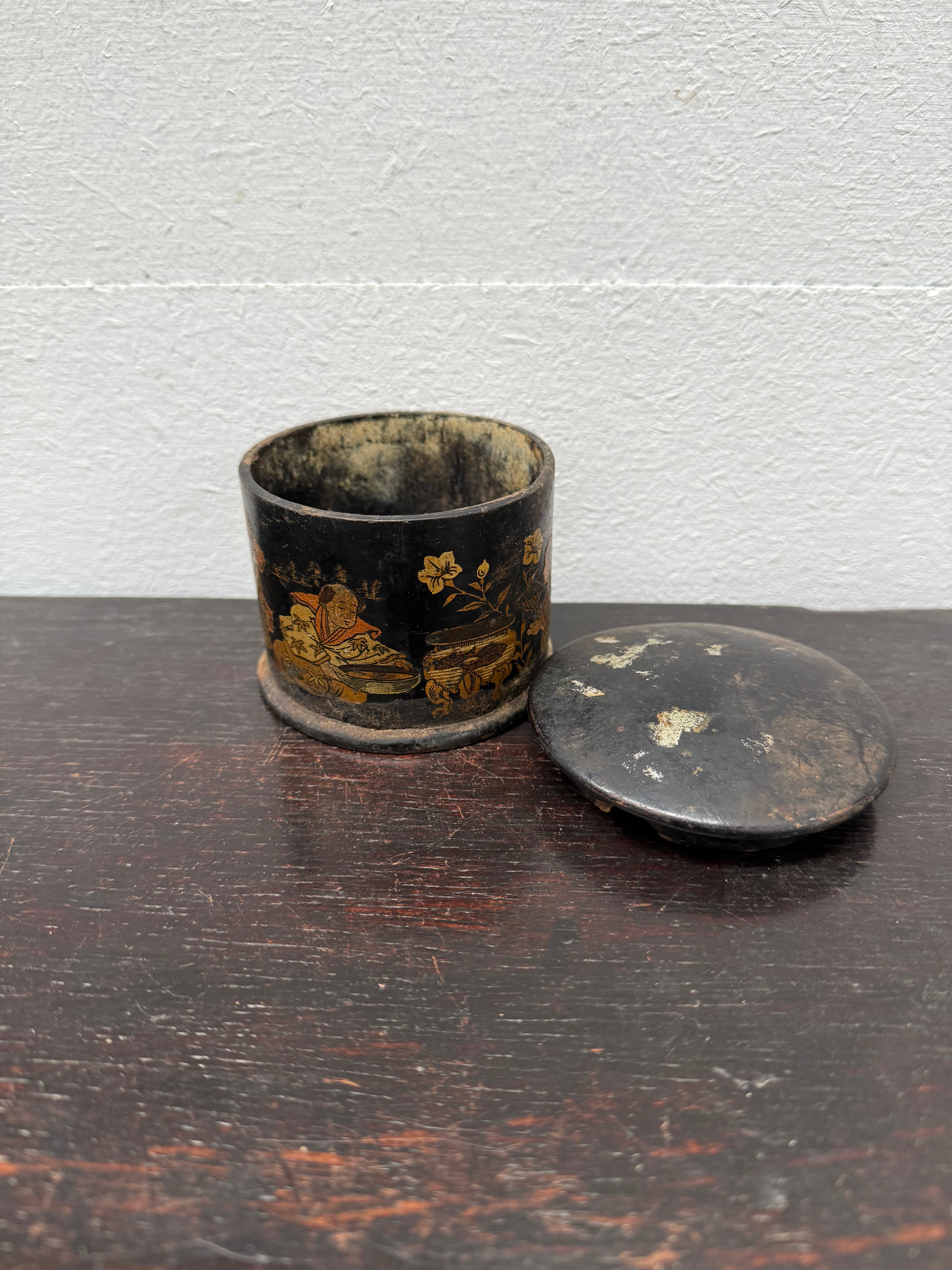 Antique Papier Mache Trinket Box | Antique & Vintage | Moonee Ponds Antiques | Australia Wide Delivery