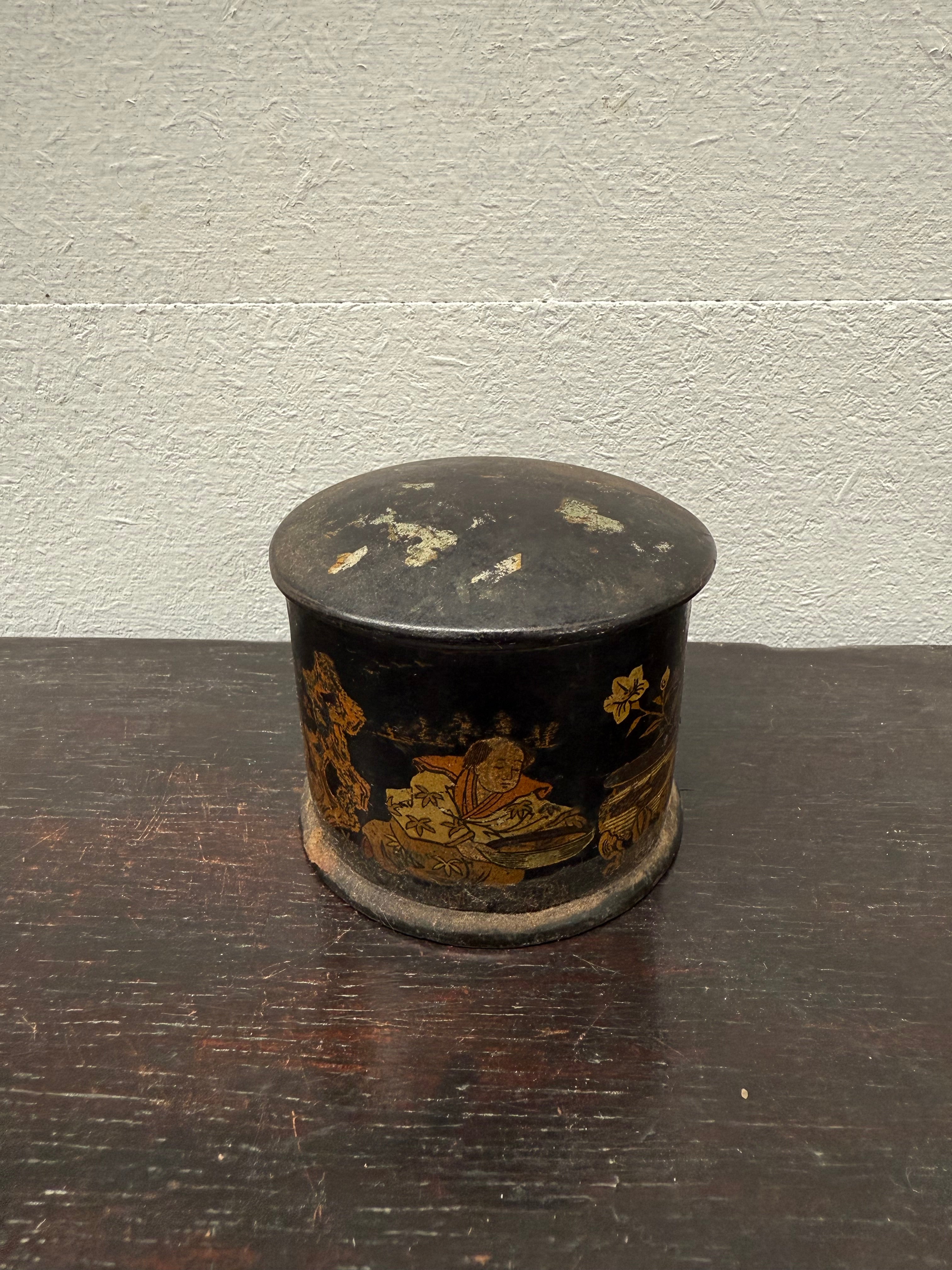 Antique Papier Mache Trinket Box | Antique & Vintage | Moonee Ponds Antiques | Australia Wide Delivery