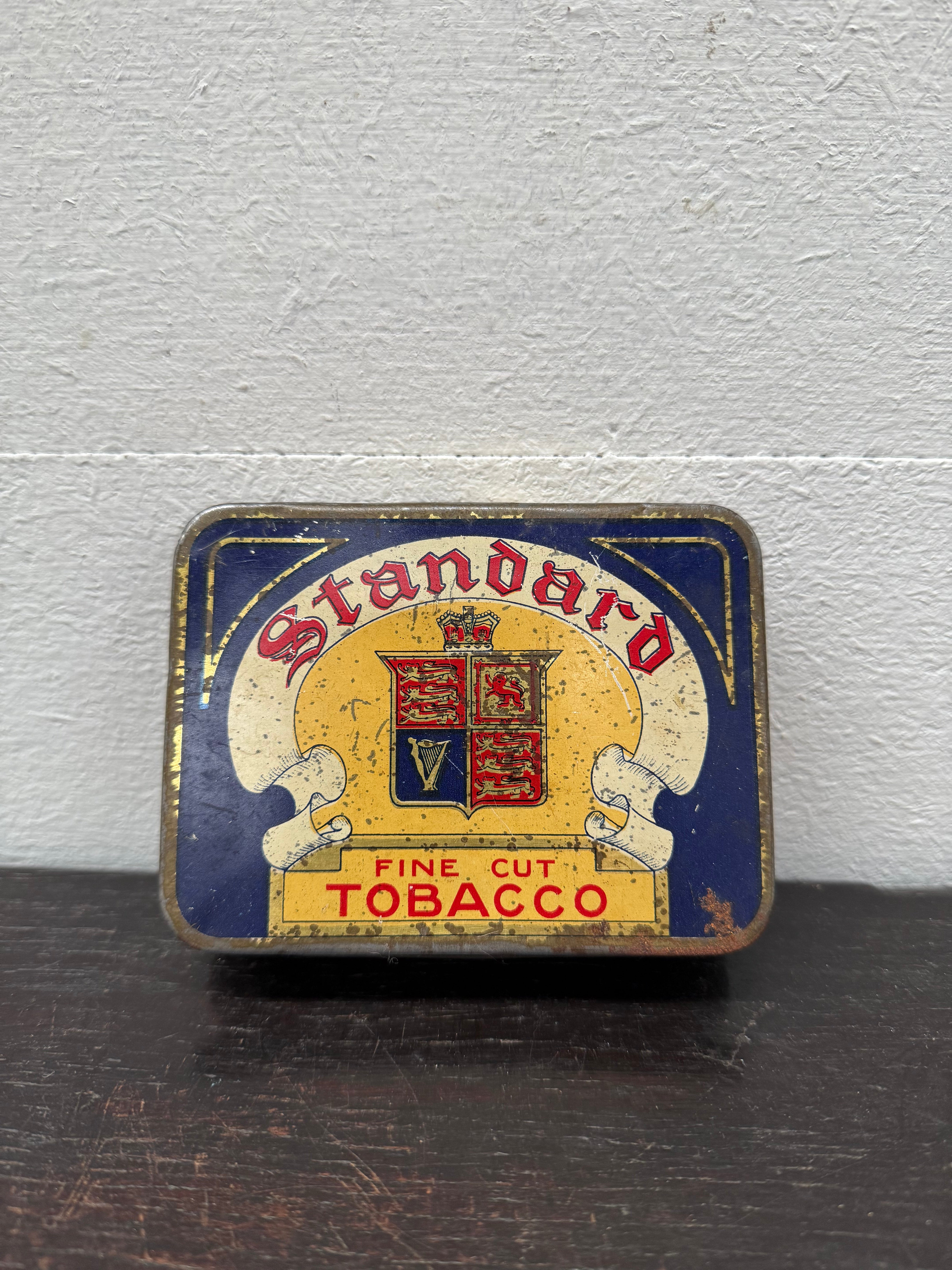 Vintage Australian Standard Fine Cut 2oz Tobacco Tin | Antique & Vintage | Moonee Ponds Antiques | Australia Wide Delivery