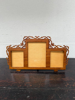 Vintage Fretwork Three Section Picture Frame | Antique & Vintage | Moonee Ponds Antiques | Australia Wide Delivery