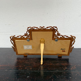 Vintage Fretwork Three Section Picture Frame