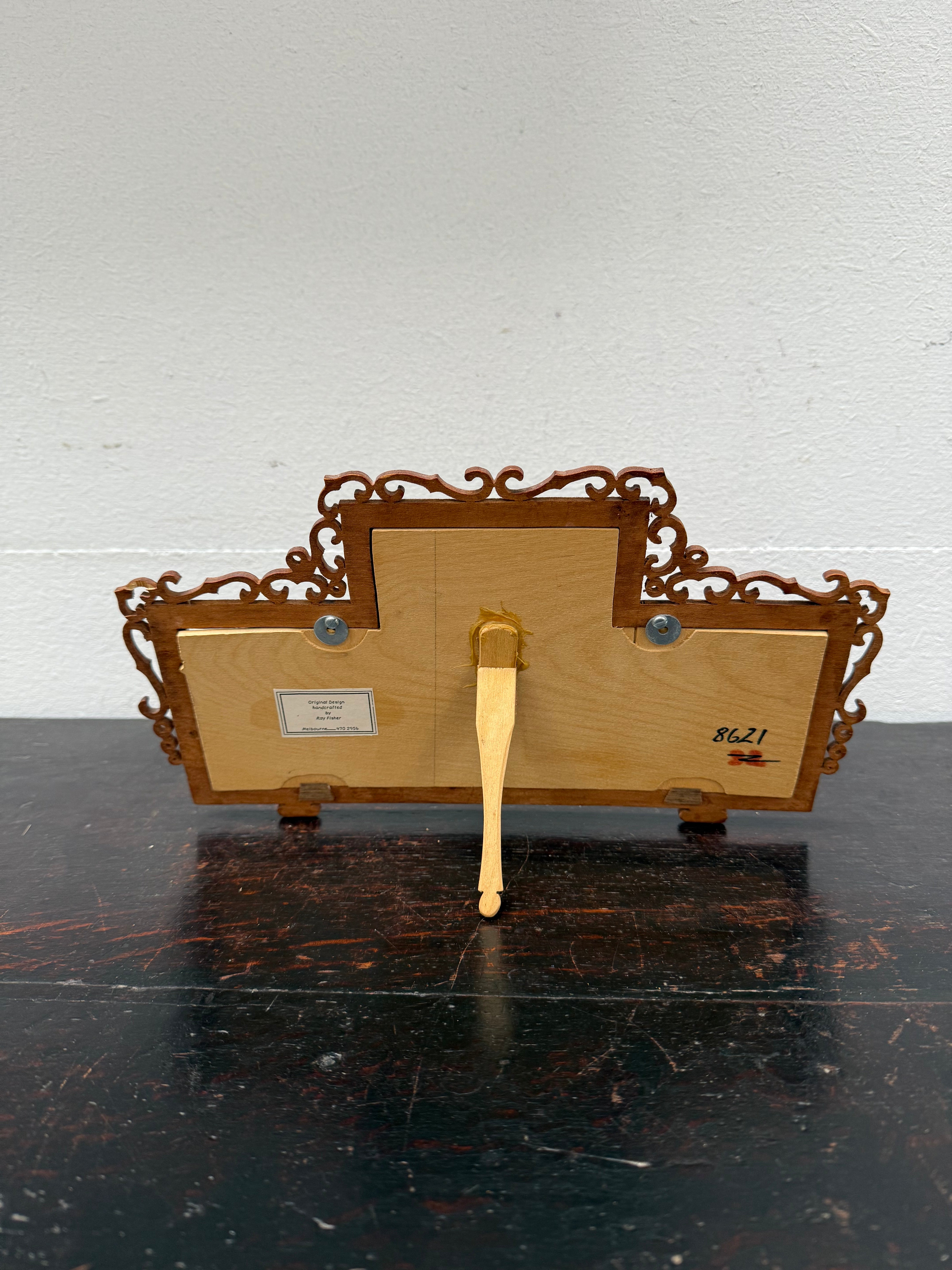 Vintage Fretwork Three Section Picture Frame | Antique & Vintage | Moonee Ponds Antiques | Australia Wide