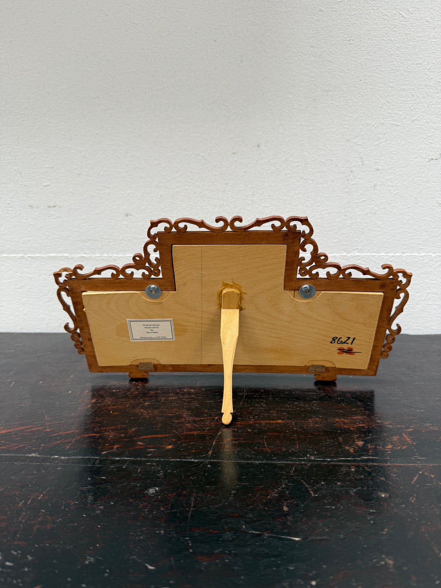 Vintage Fretwork Three Section Picture Frame