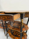 Pair of Late 19th Century Ebonised & Marquetry Three Tier Etageres | Antique & Vintage | Moonee Ponds Antiques | Australia Wide Delivery