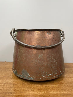 Antique Copper Bucket with Handle | Antique & Vintage | Moonee Ponds Antiques | Australia Wide Delivery