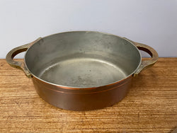 Antique Small Brass Handled & Copper Tin Lined Pot | Antique & Vintage | Moonee Ponds Antiques | Australia Wide Delivery