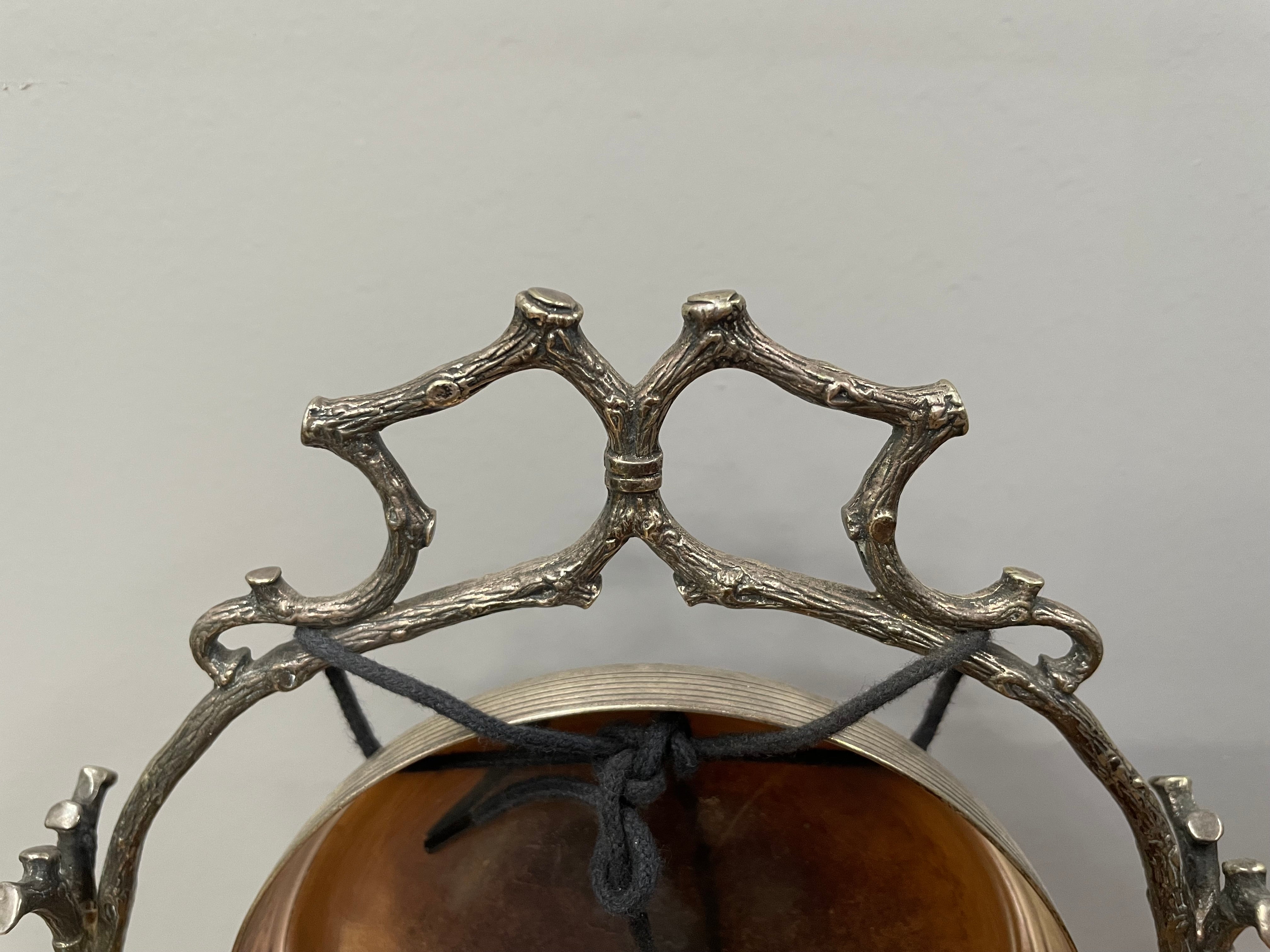 Antique Silver Plated Dinner Gong | Antique & Vintage | Moonee Ponds Antiques | Australia Wide Delivery