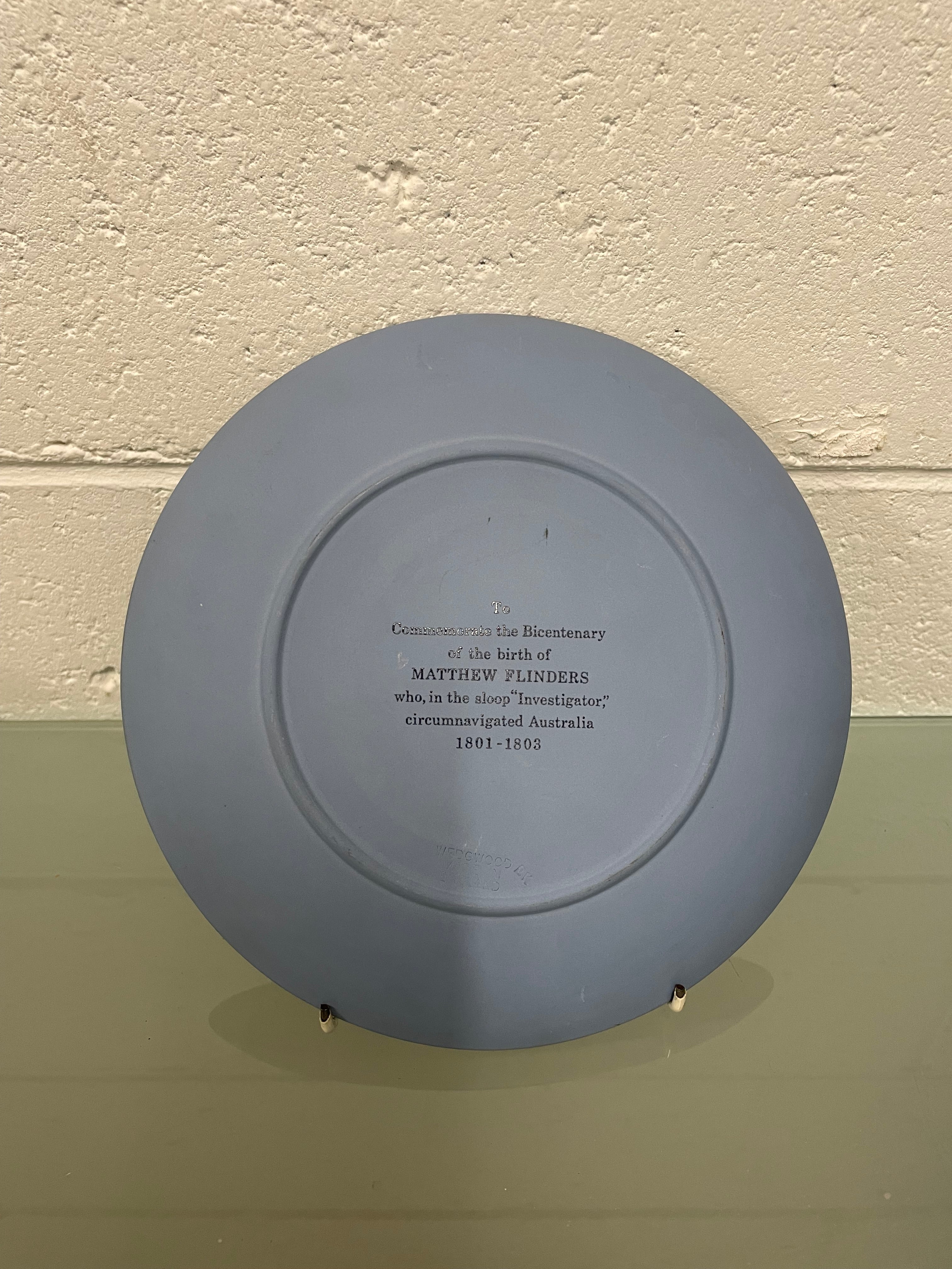 Wedgwood 'Capt. Matthew Flinders R.N.' Plate