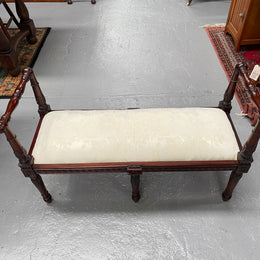 Louis XVI Style Upholstered Stool