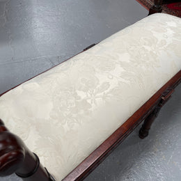 Louis XVI Style Upholstered Stool