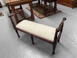 Louis XVI Style Upholstered Stool | Antique & Vintage | Moonee Ponds Antiques | Australia Wide Delivery