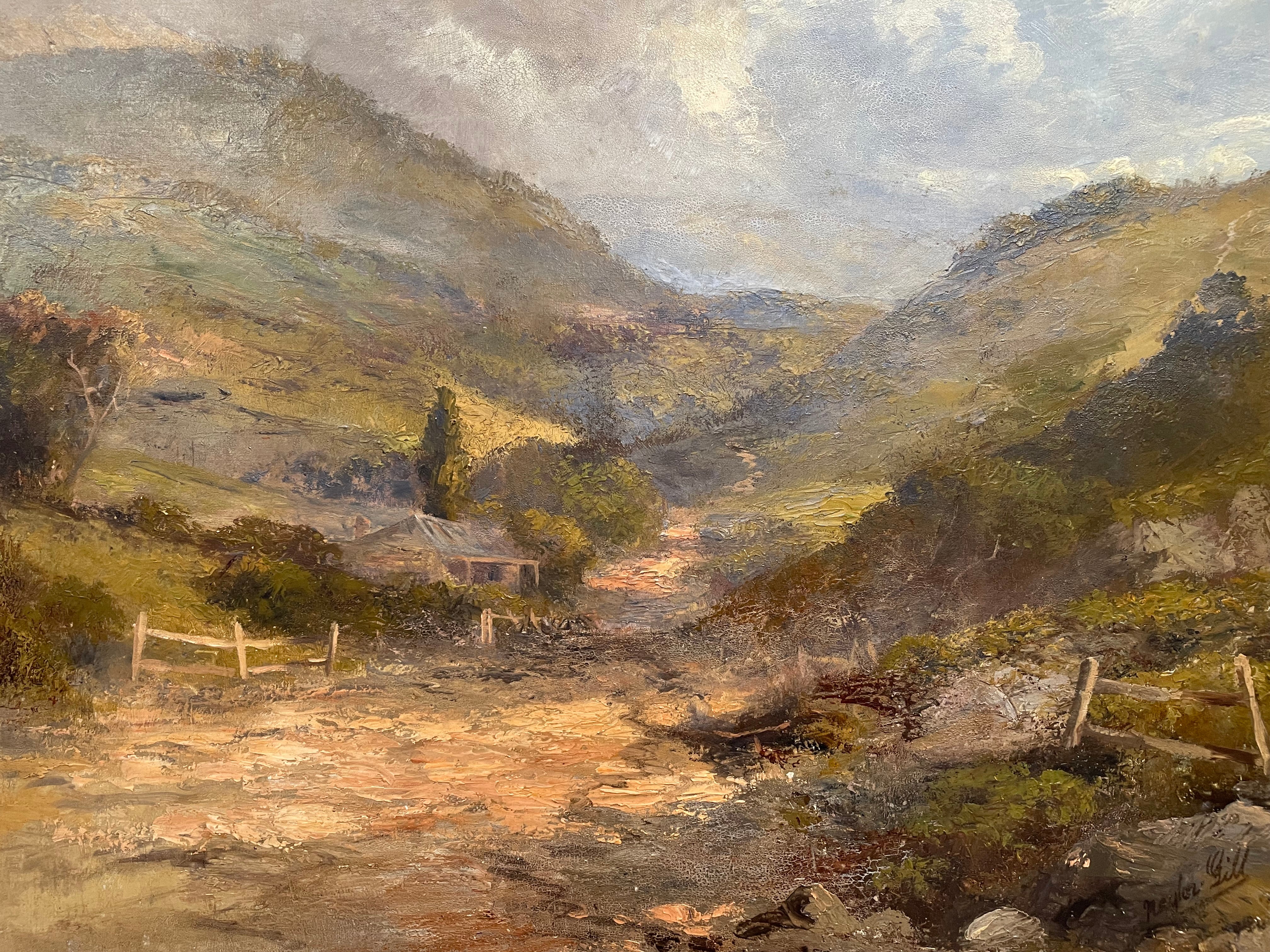 Beautiful Australian Landscape Oil on Canvas Framed Painting | Antique & Vintage | Moonee Ponds Antiques | Australia Wide Delivery