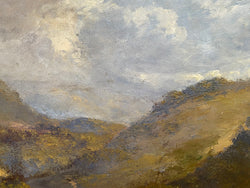 Beautiful Australian Landscape Oil on Canvas Framed Painting | Antique & Vintage | Moonee Ponds Antiques | Australia Wide Delivery