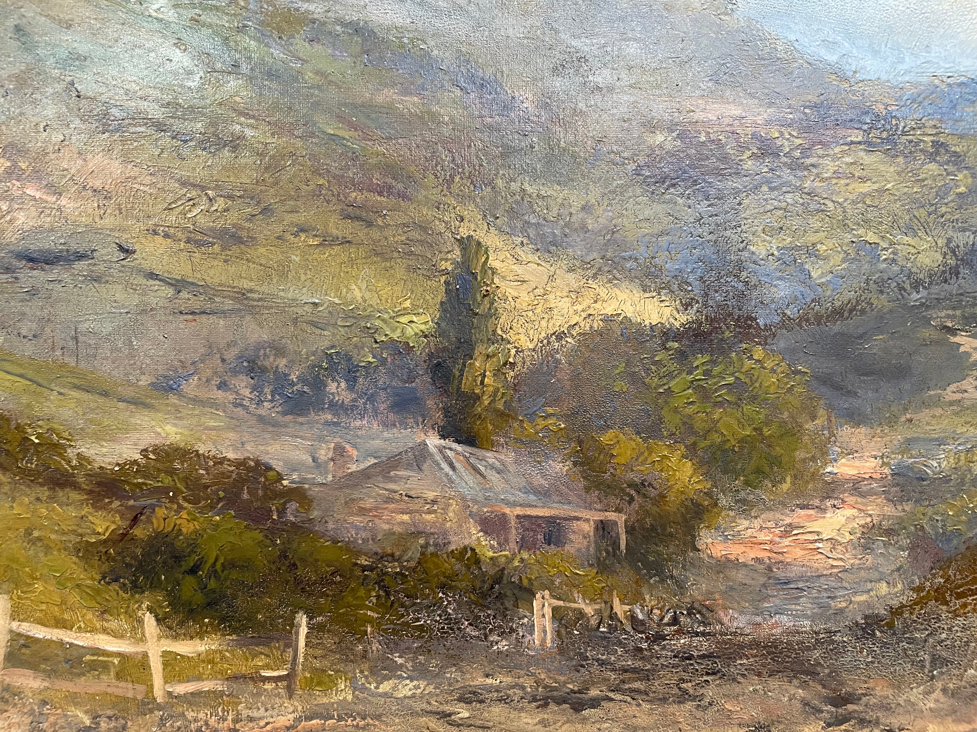Beautiful Australian Landscape Oil on Canvas Framed Painting | Antique & Vintage | Moonee Ponds Antiques | Australia Wide Delivery