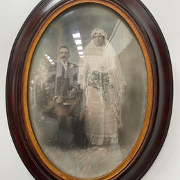 Beautiful Oval Art Deco Photo Frame