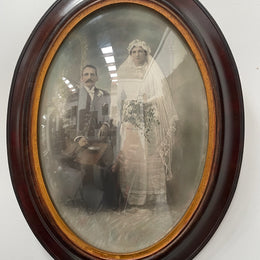 Beautiful Oval Art Deco Photo Frame