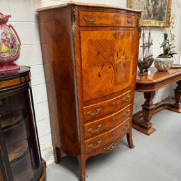 Louis XV Style Kingwood Secretaire a Abattant With Drop Front Writing Bureau